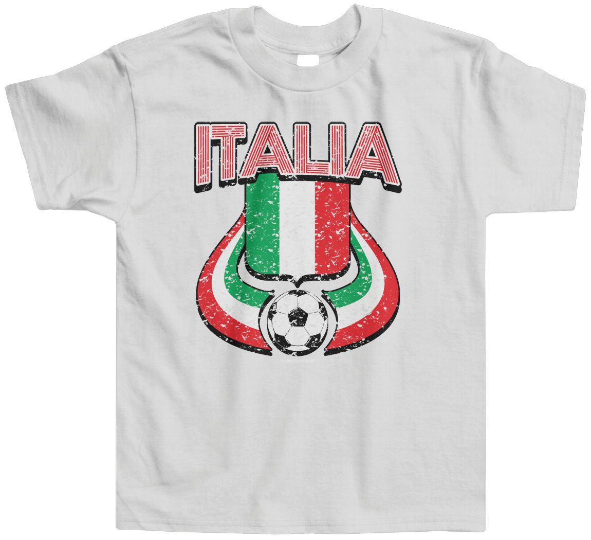 Threadrock Kids Italia Soccer Toddler Tshirt Italy Italian Football Team